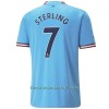 Camiseta de fútbol Manchester City Sterling 7 Primera Equipación 2022-23 - Hombre